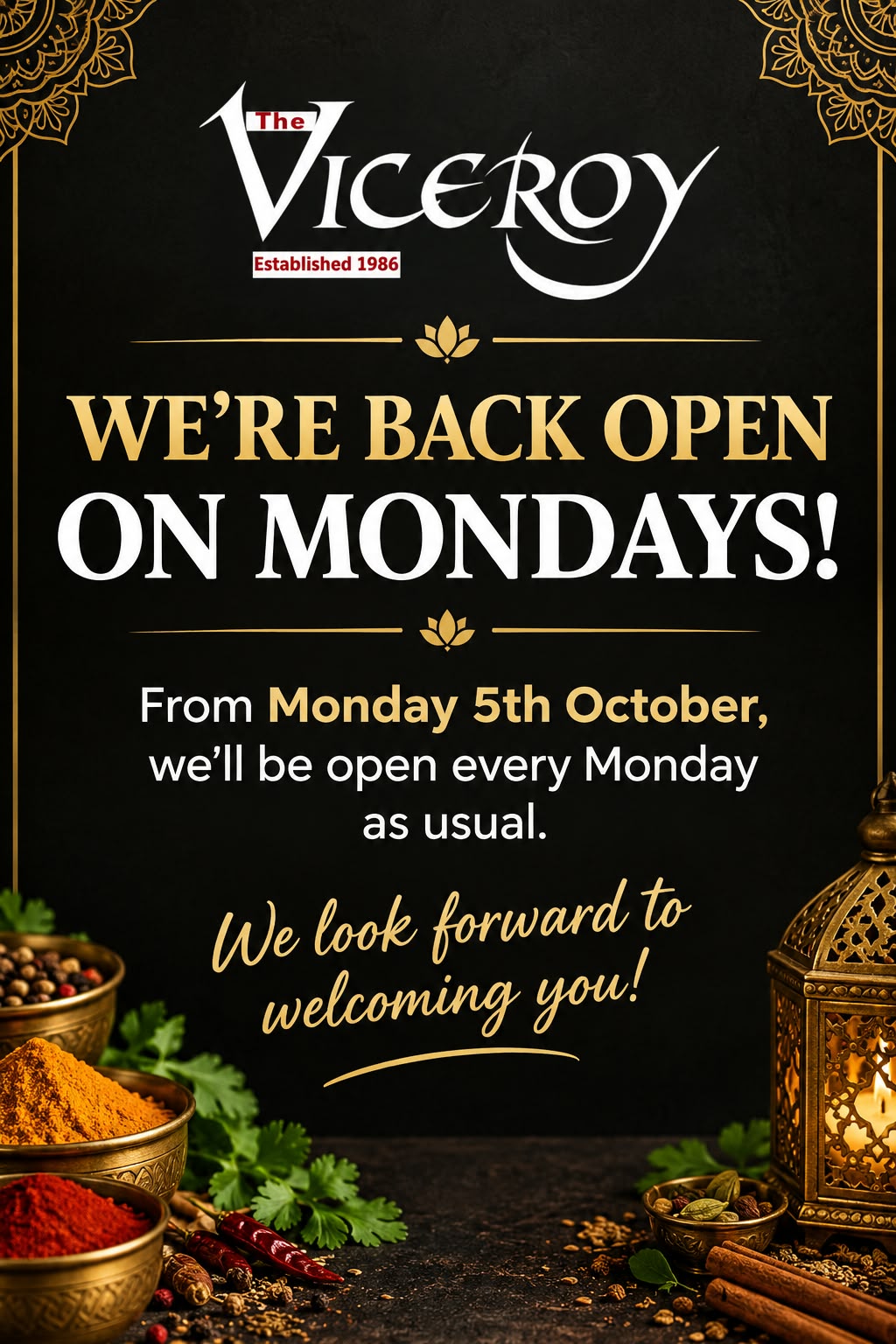 Monday Open banner